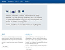 Tablet Screenshot of aboutsip.com